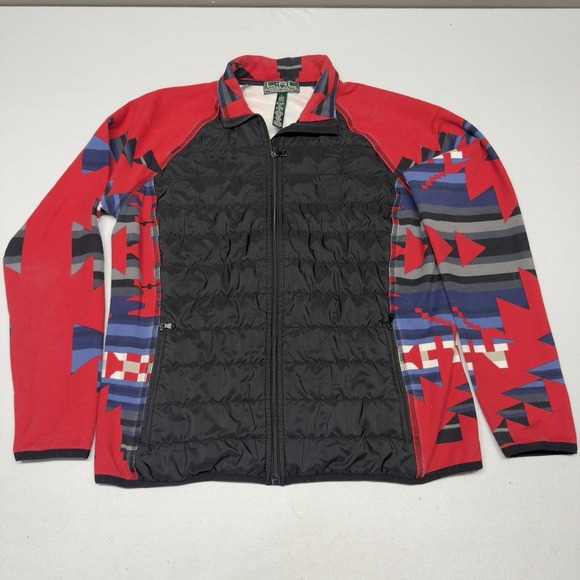 Lauren Ralph Lauren Jackets & Blazers - Lauren Ralph Lauren Jacket Women L Large Active Quilted Zip Aztec Southwest L-RL